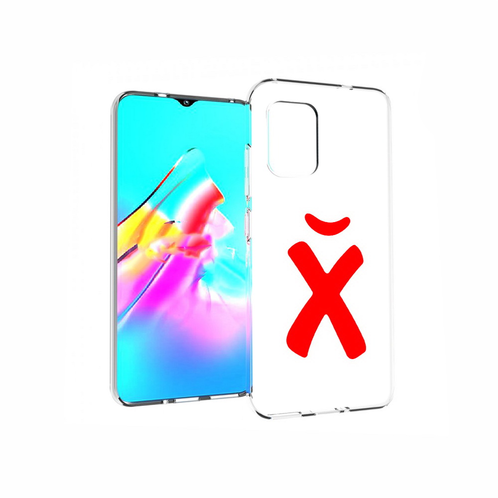 Чехол MyPads Tocco для Asus Zenfone 8 абстракция буква х