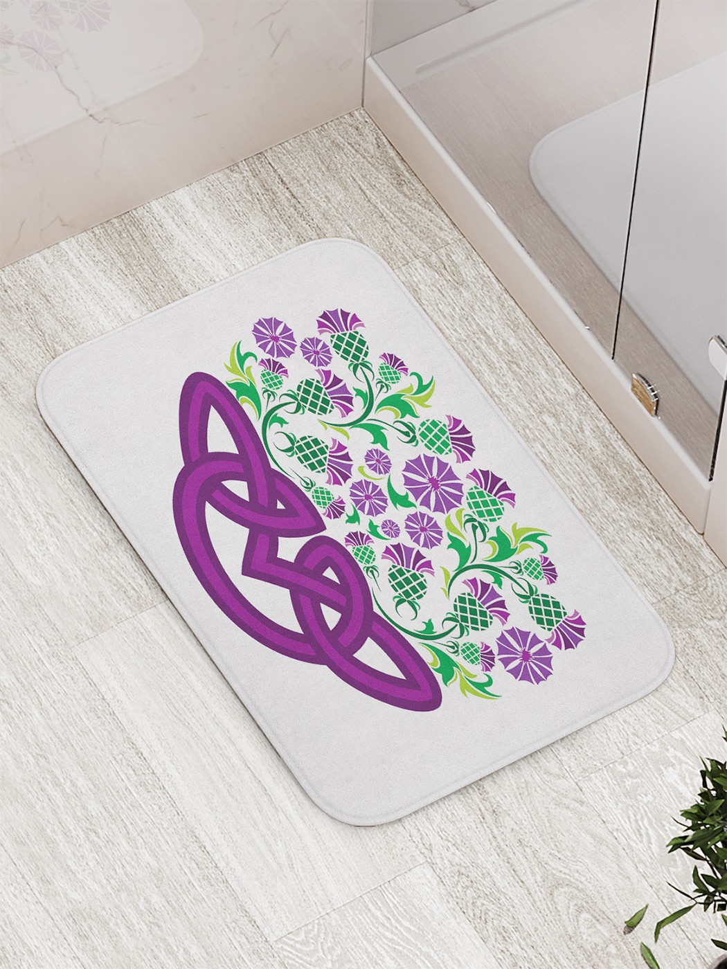 

Коврик противоскользящий для ванной, сауны, бассейна, 77х52 см bath_68035 JoyArty