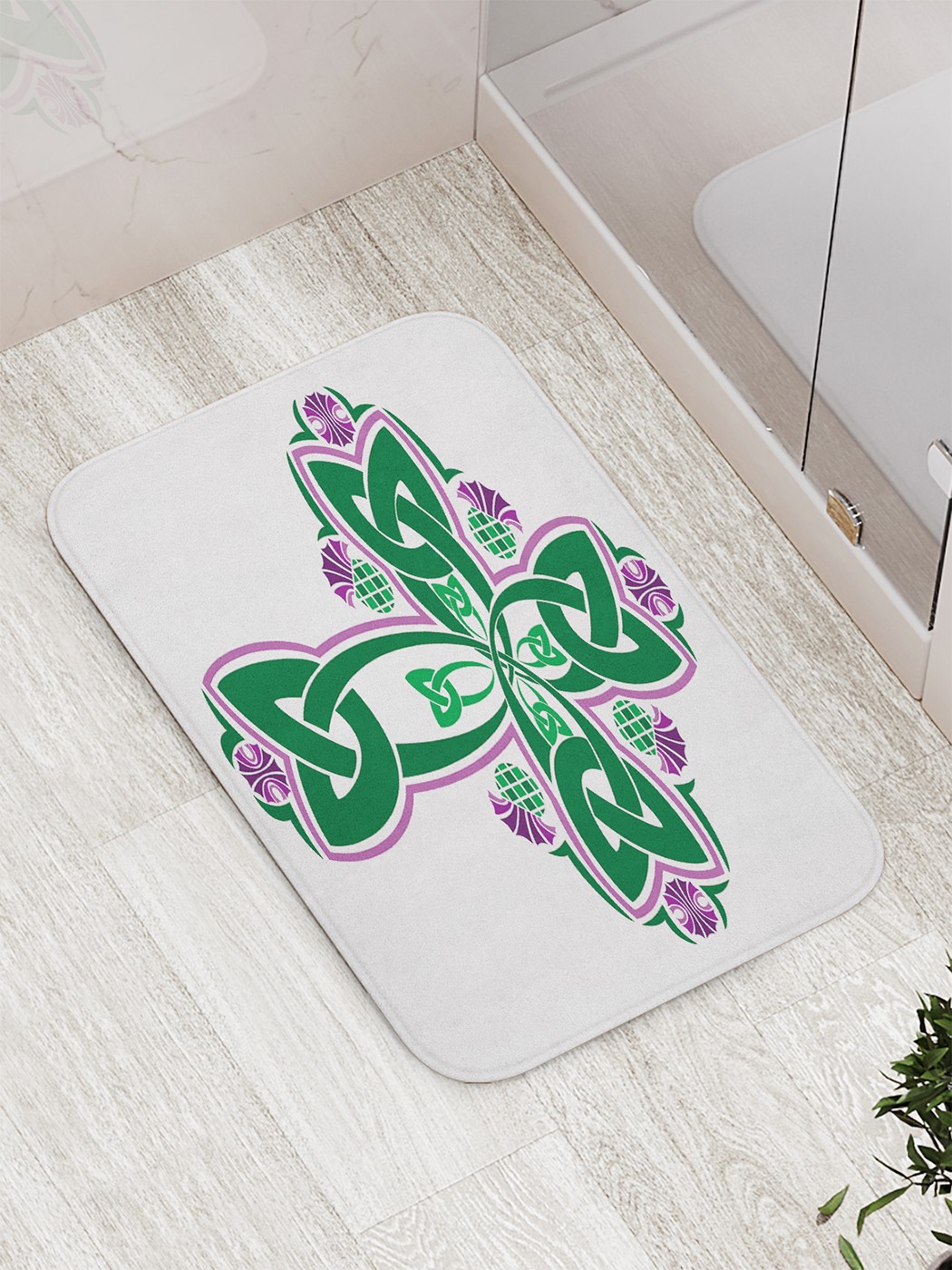 

Коврик противоскользящий для ванной, сауны, бассейна, 77х52 см bath_68033 JoyArty