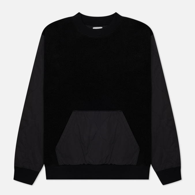 

Худи мужское Uniform experiment Fabric Mix Fleece черное M, Fabric Mix Fleece