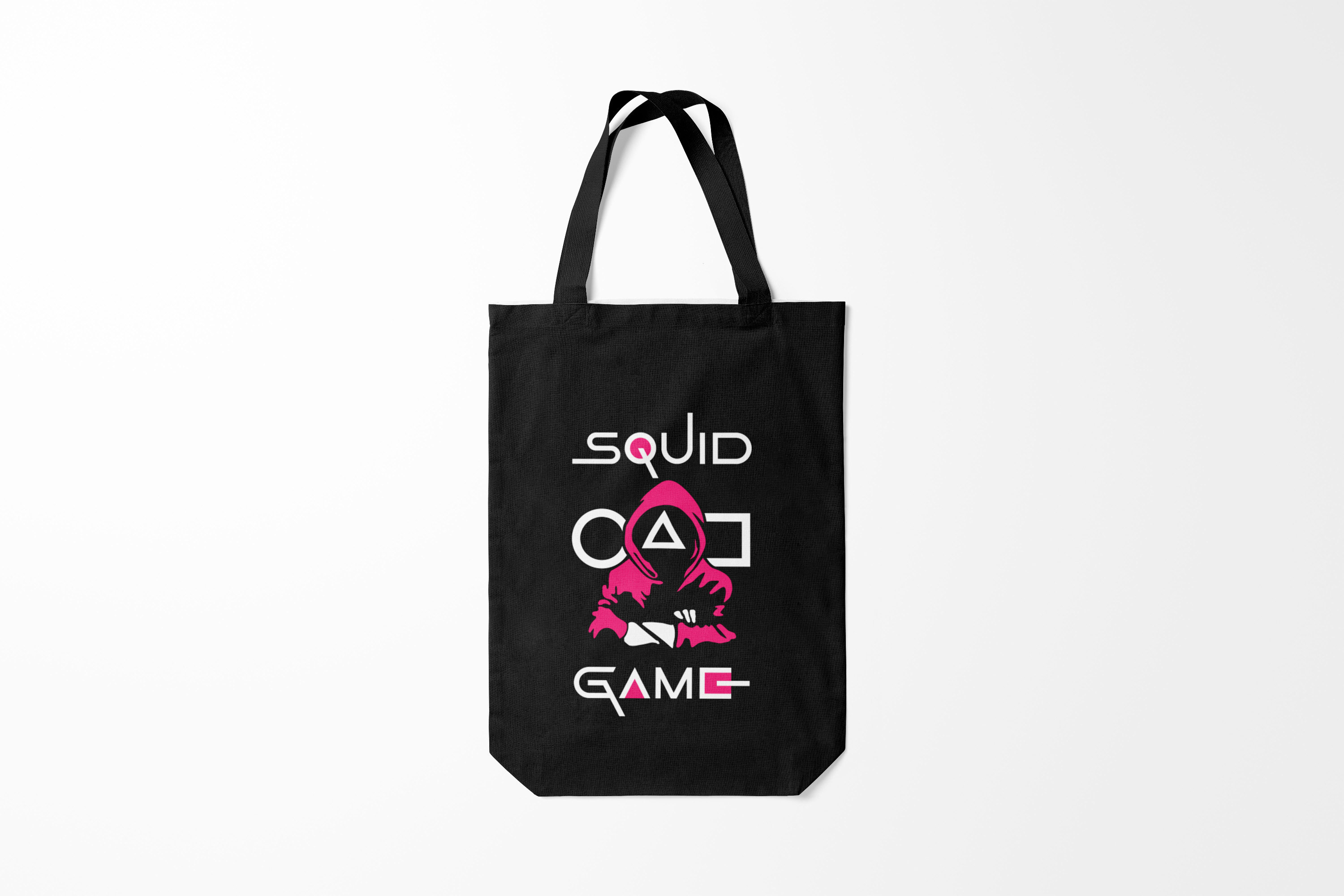 

Сумка шoппер унисекс Burnettie Игра в кальмара Squid game guard killer, черный, Игра в кальмара Squid game guard killer