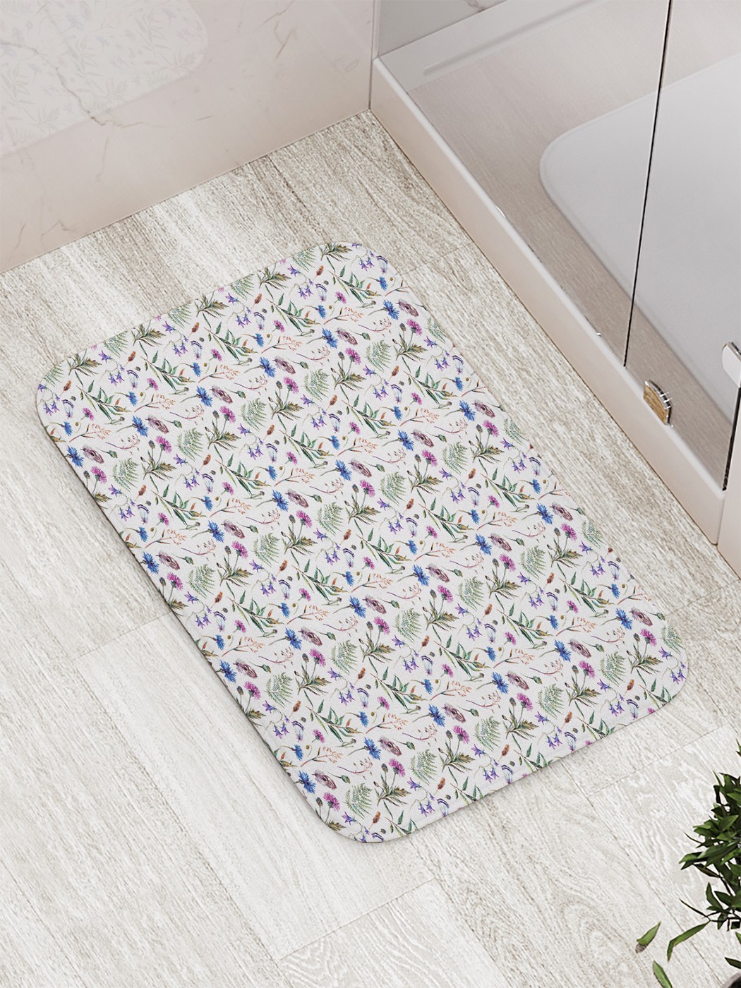 

Коврик противоскользящий для ванной, сауны, бассейна, 77х52 см bath_68012 JoyArty
