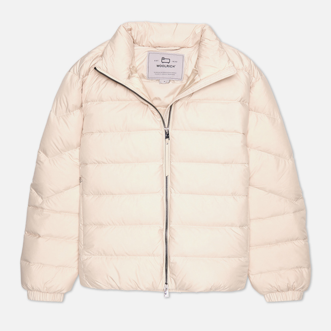 

Пуховик женский Woolrich Ellis Microfiber Down бежевый S, Ellis Microfiber Down