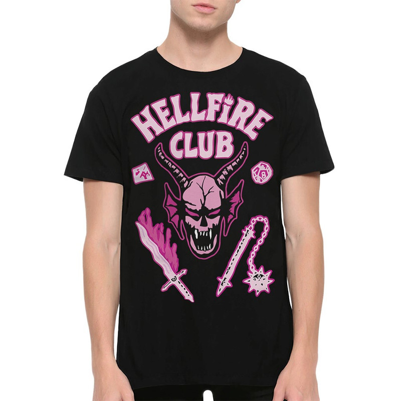 

Футболка мужская DreamShirts Studio Hellfire Club - Очень странные дела черная XL, Черный, Hellfire Club - Очень странные дела HEL-833309b-2