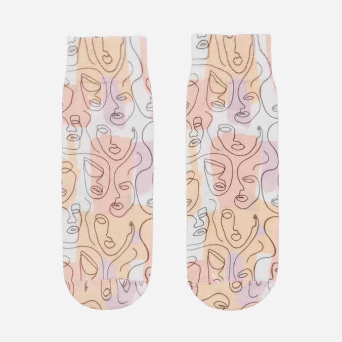 

Носки унисекс FALKE Drawing Visage бежевые 39-42, Drawing Visage