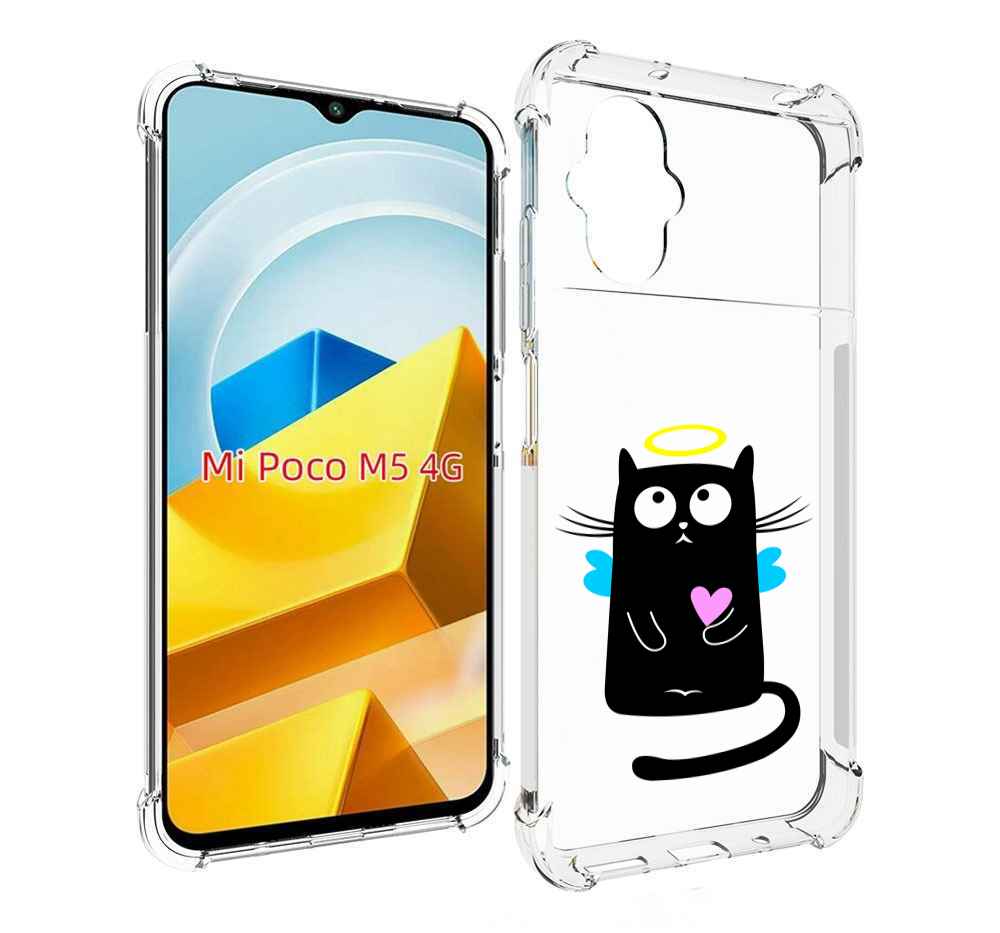 

Чехол MyPads Tocco для Xiaomi M5 Кот ангелок, Прозрачный, Tocco