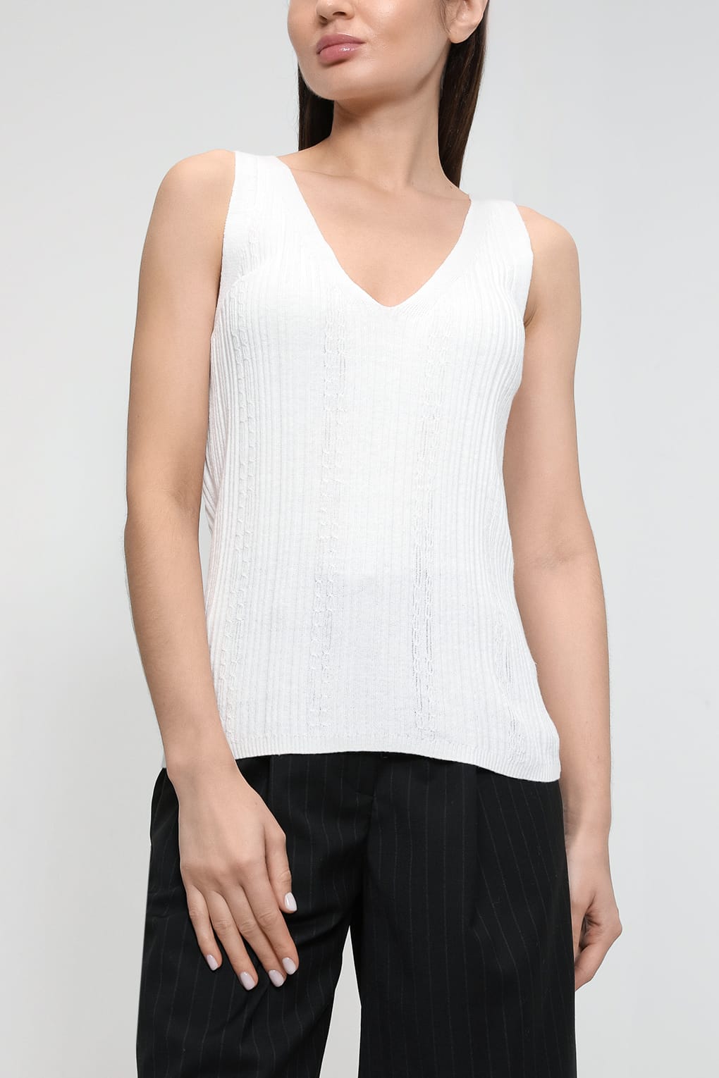 

Топ женский Esprit Collection 023EO1I316 белый XS, 023EO1I316
