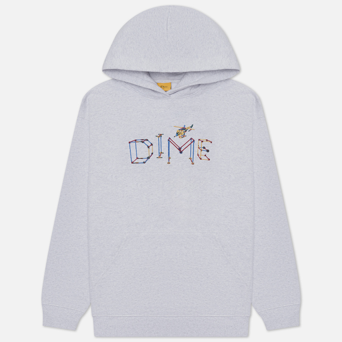 

Худи мужское Dime Dnex Hoodie серое L, Dnex Hoodie