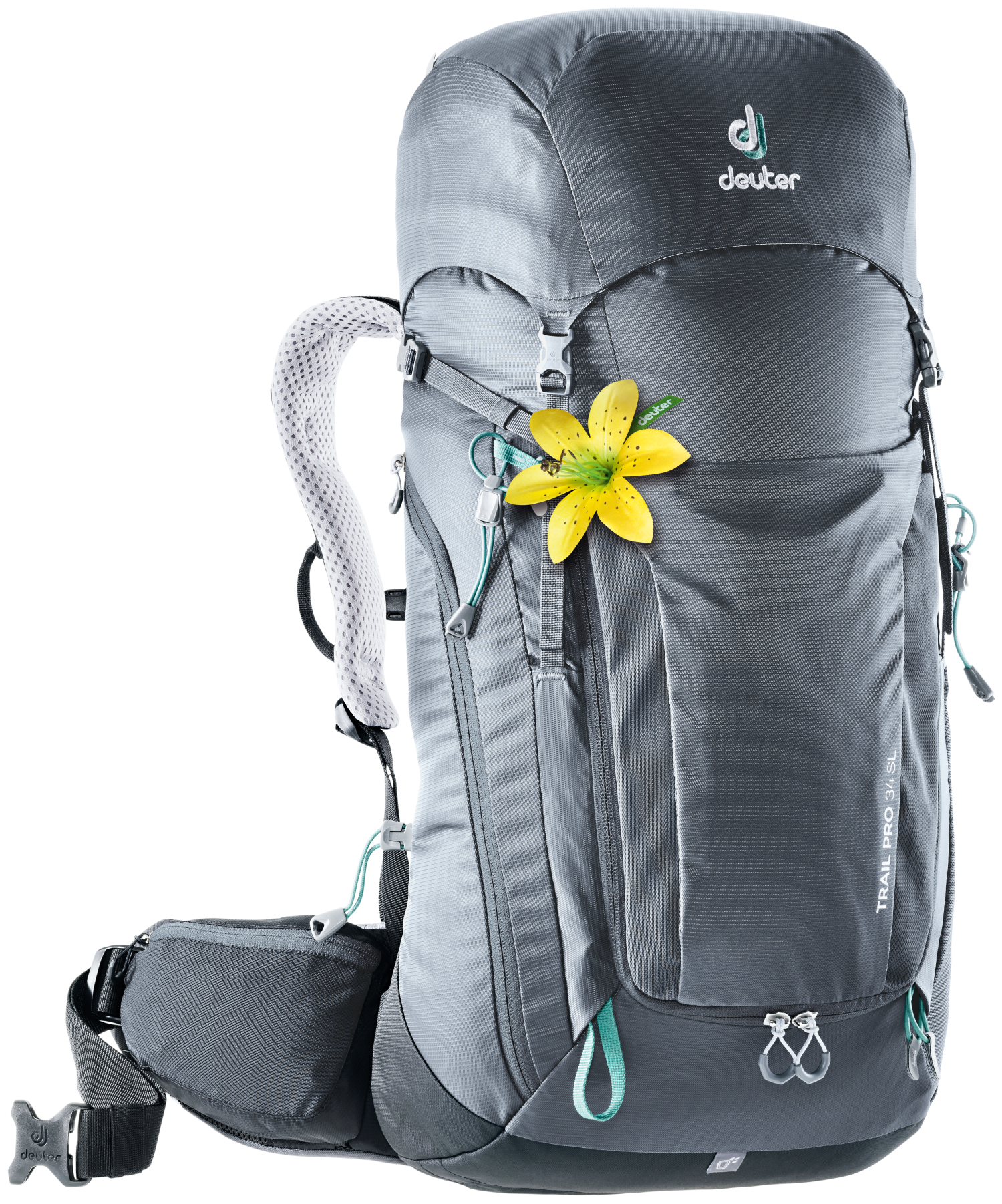 фото Рюкзак треккинговый deuter trail pro sl 34 л graphite/black