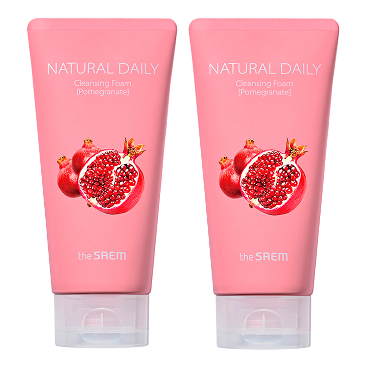 Набор пенок The Saem Natural Daily Cleansing Foam Pomegranate Set 2 с гранатом 1020₽