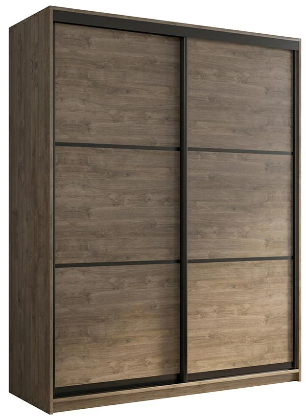 

Шкаф-купе 2-х дверный Кааппи 4 Дуб Харбор Эспрессо 140х45х230 см