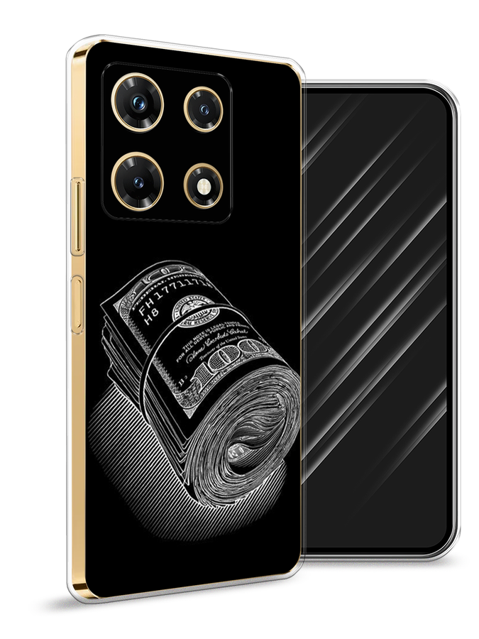 

Чехол Awog на Infinix Note 30 Pro, Черный;серебристый, 3104550-5