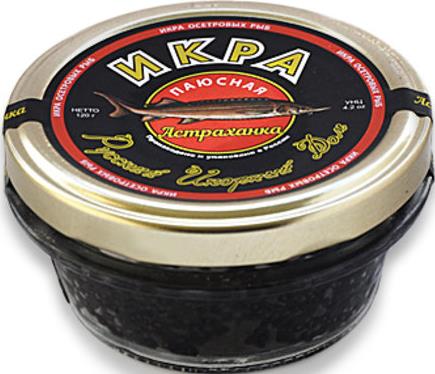

Икра осетра Русский икорный дом Астраханка паюсная 120 г