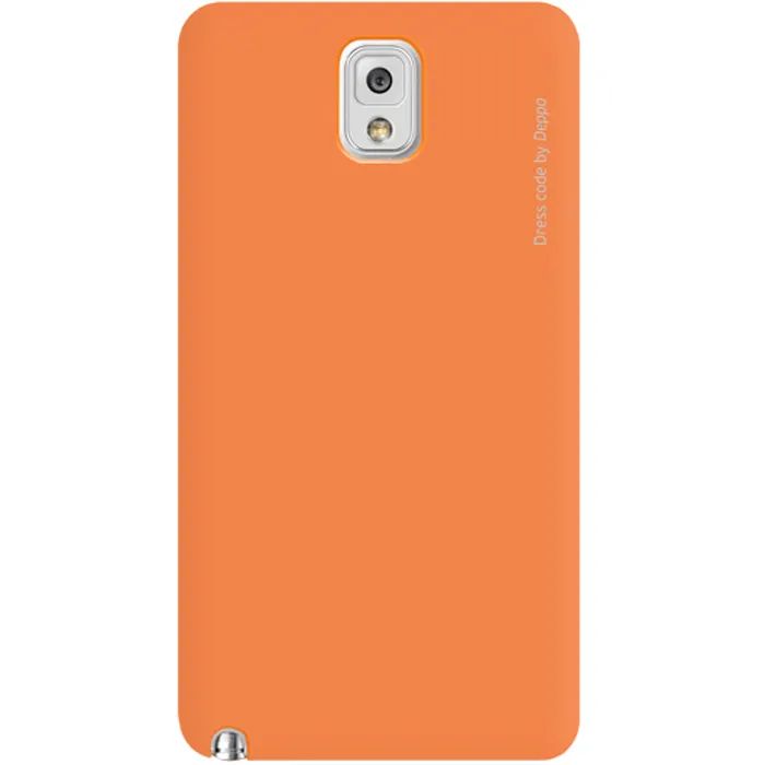 

Накладка Air Case для Samsung Galaxy N900 Note 3 + защитная пленка, оранжевая, Deppa, Оранжевый