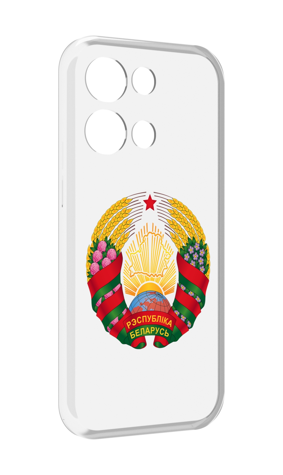 

Чехол MyPads герб-беларуси для OPPO Reno8 Pro, Прозрачный, Tocco