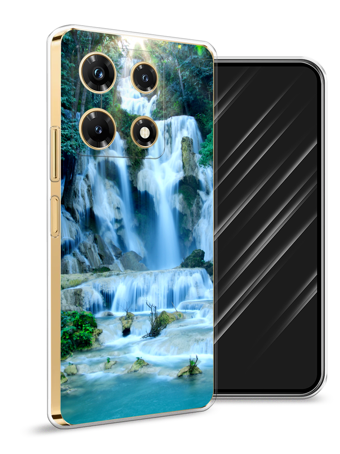 

Чехол Awog на Infinix Note 30 Pro, Голубой;зеленый, 3104550-4