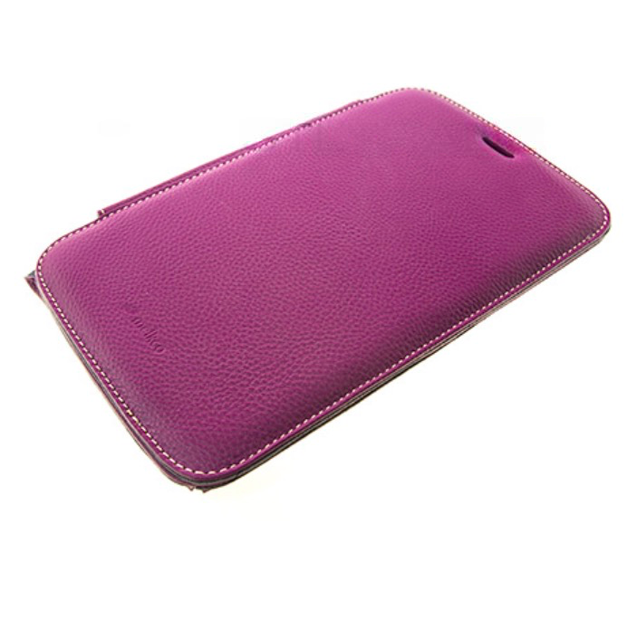 Кожаный чехол-книжка Melkc Premium Kios Type для Samsung Galaxy P3200 Tab 3 7.0 фиолетовый