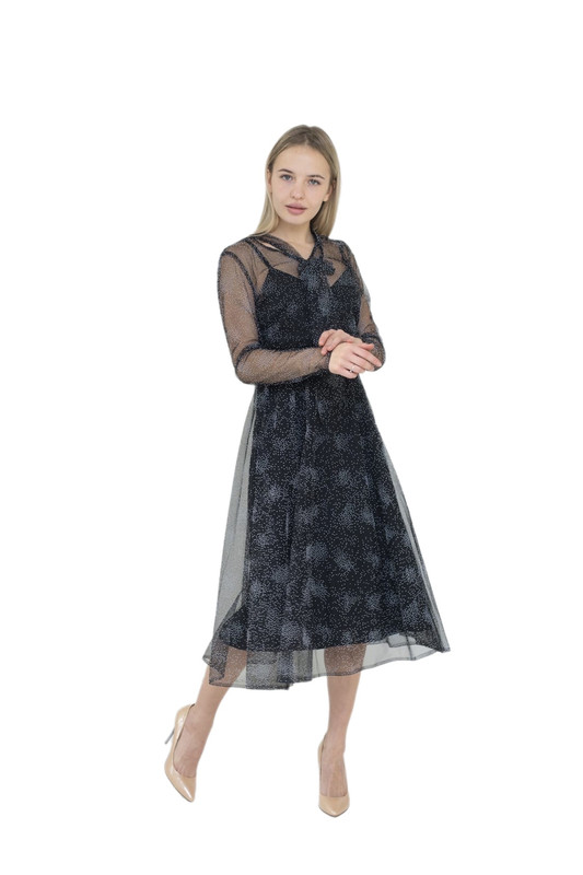 

Платье женское DAZZLE STYLE Шанталь черное 42 RU, Шанталь
