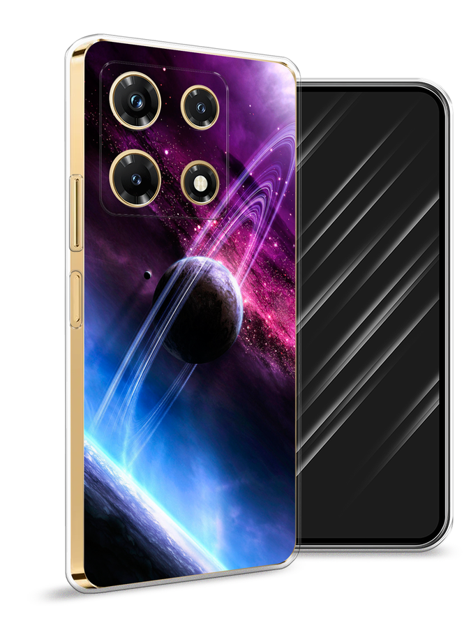 

Чехол Awog на Infinix Note 30 Pro, Черный;фиолетовый, 3104550-4