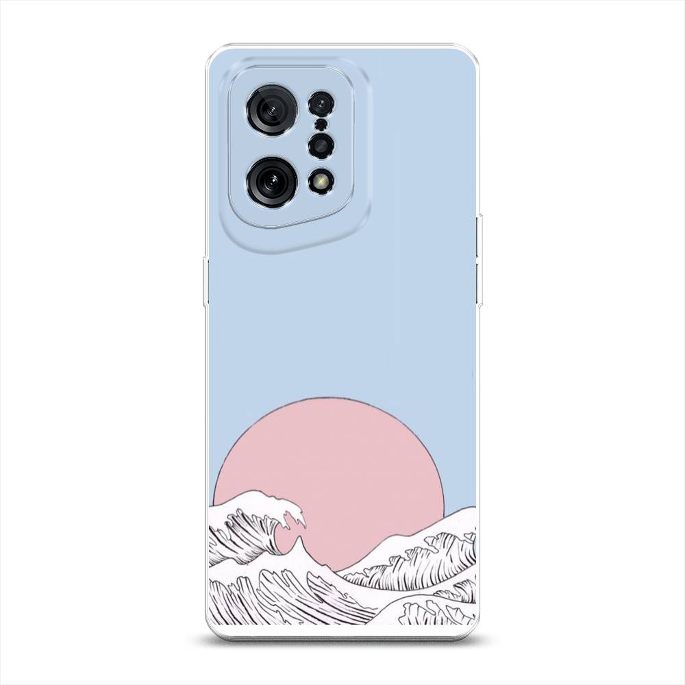 

Чехол Awog на Oppo Find X5 "Японское солнце", 259750-10