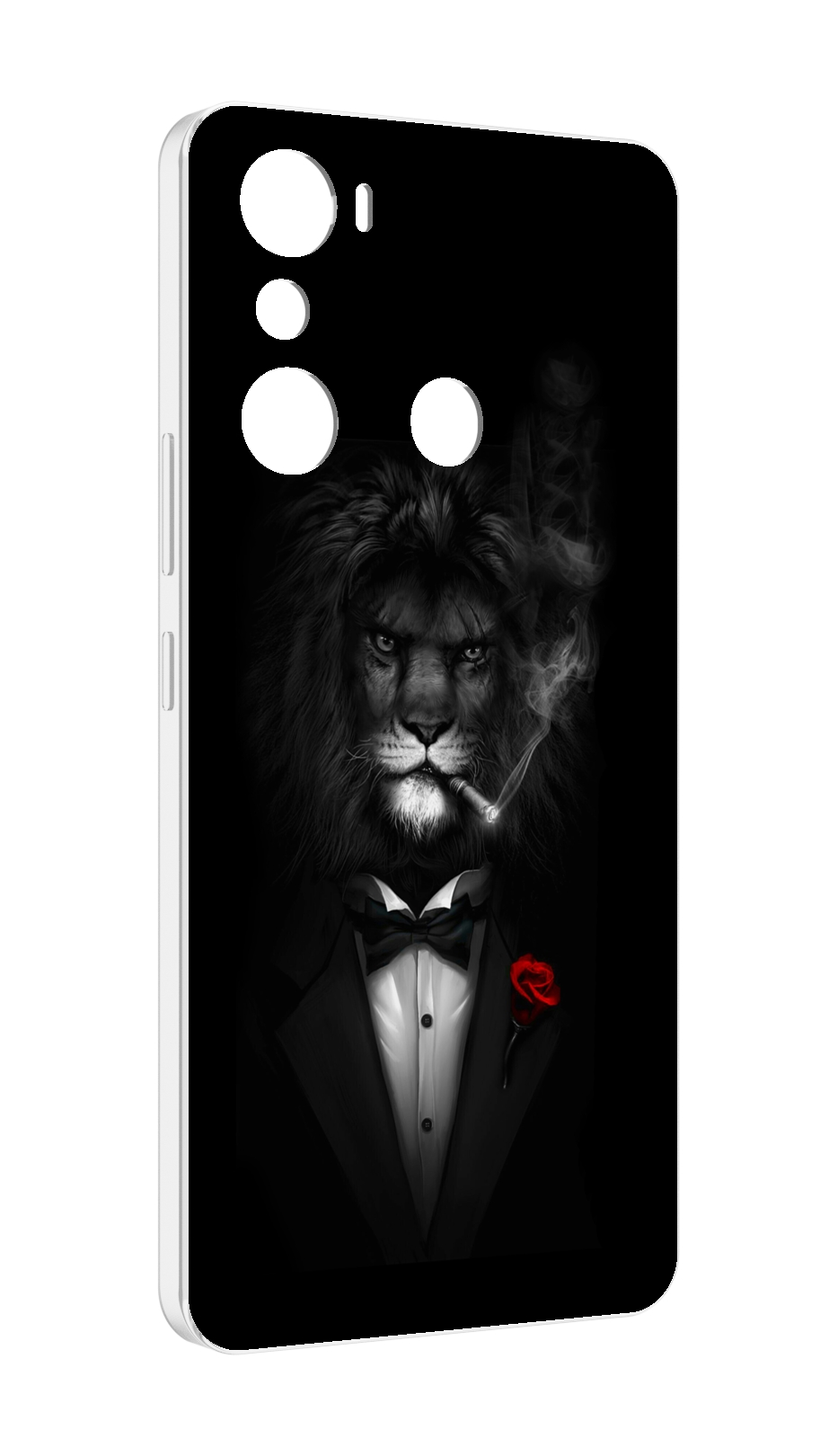 

Чехол MyPads лев-в-темноте-с-сигаретой мужской для Infinix Hot 20i, Прозрачный, Tocco