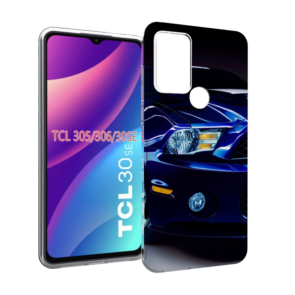 

Чехол MyPads Синяя-машина для TCL 30SE/305/306/30E, Tocco