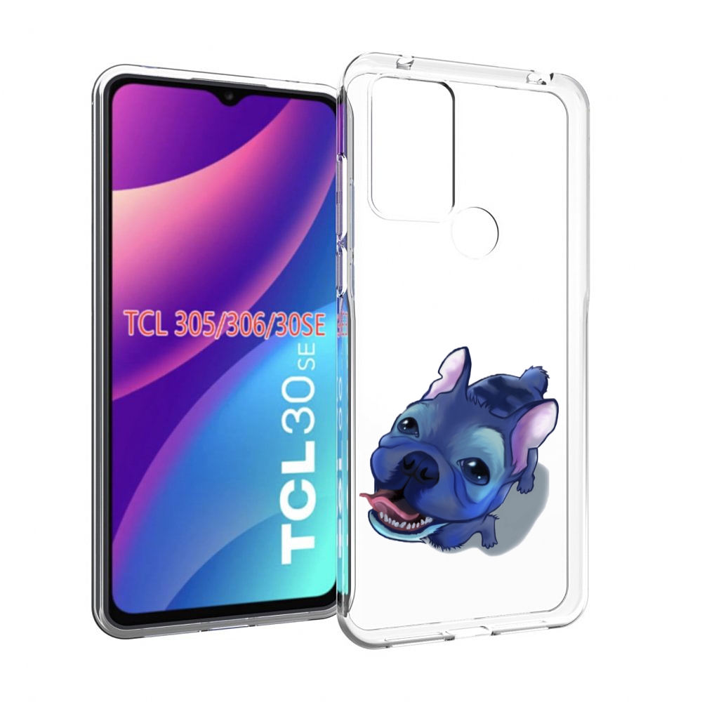 

Чехол MyPads Синий Пес для TCL 30SE/305/306/30E, Tocco
