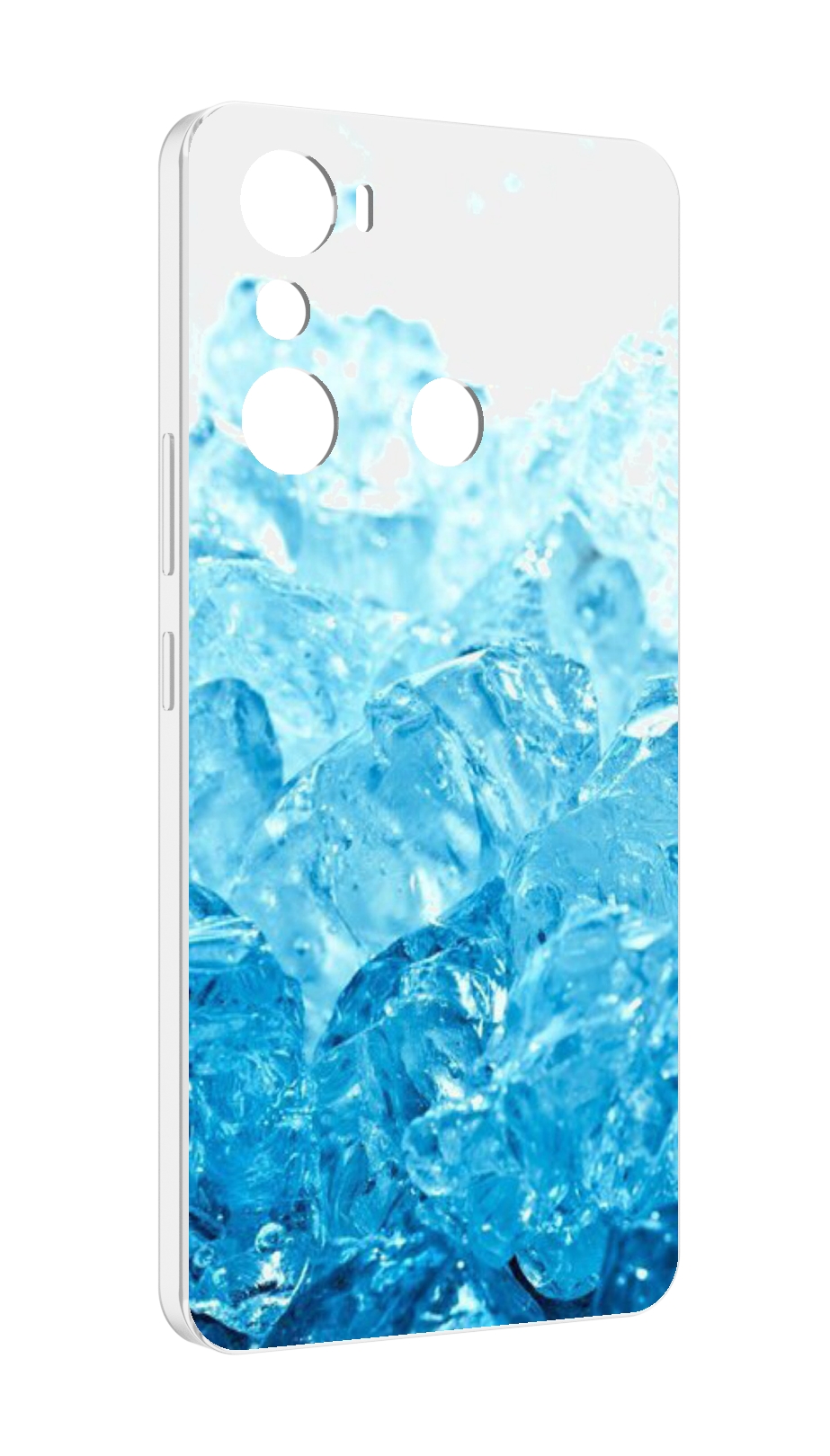 

Чехол MyPads кусочки-льда для Infinix Hot 20i, Прозрачный, Tocco