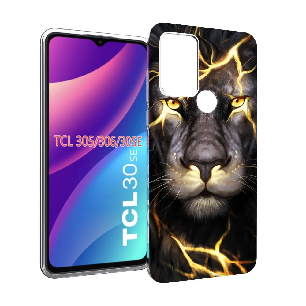 

Чехол MyPads Светящийся-лев мужской для TCL 30SE/305/306/30E, Tocco