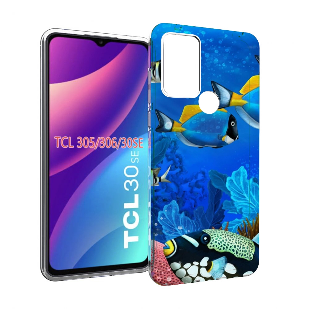 

Чехол MyPads Рыбки для TCL 30SE/305/306/30E, Tocco