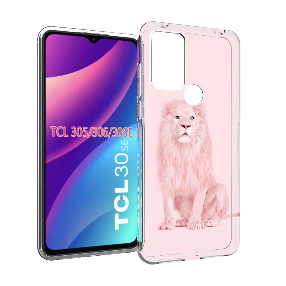 

Чехол MyPads Розовый-лев для TCL 30SE / TCL 305 / TCL 306 / TCL 30E, Tocco