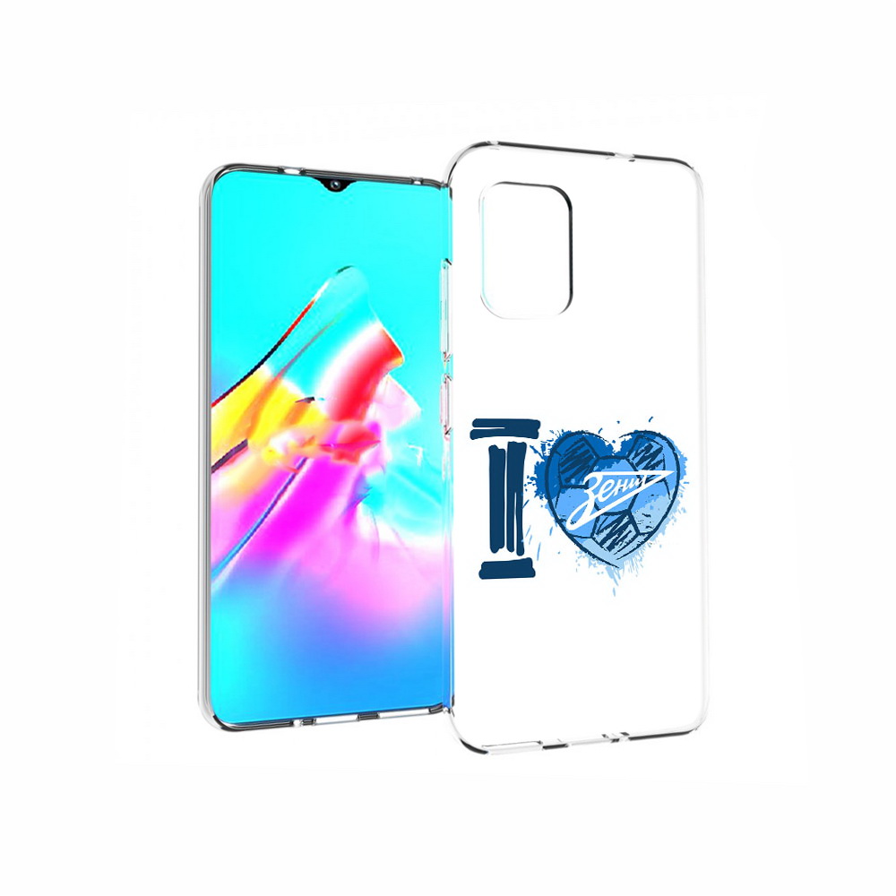 

Чехол MyPads Tocco для Asus Zenfone 8 ФК я люблю зенит, Прозрачный, Tocco