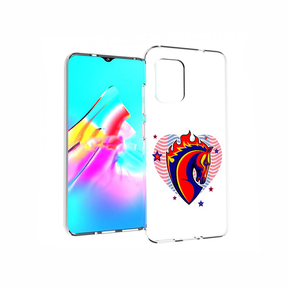 

Чехол MyPads Tocco для Asus Zenfone 8 ФК ЦСЛ Лошадь, Прозрачный, Tocco