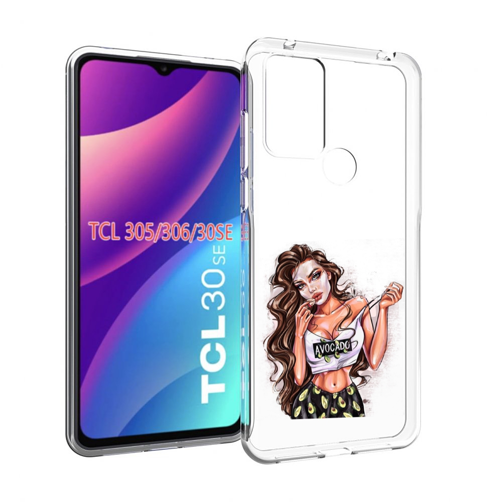 

Чехол MyPads Продукты на дом с доставкой женский для TCL 30SE/TCL 305/TCL 306/TCL..., Tocco