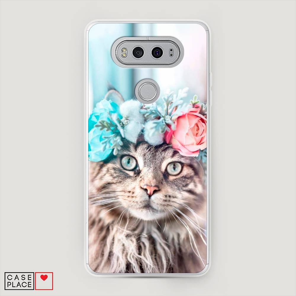 

Чехол Awog "Кот в венке" для LG V20, 83350-2