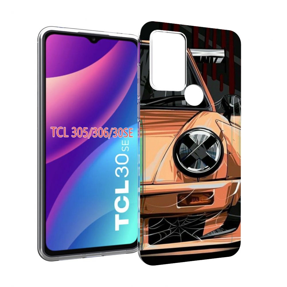 

Чехол MyPads Порш мужской для TCL 30SE/305/306/30E, Tocco