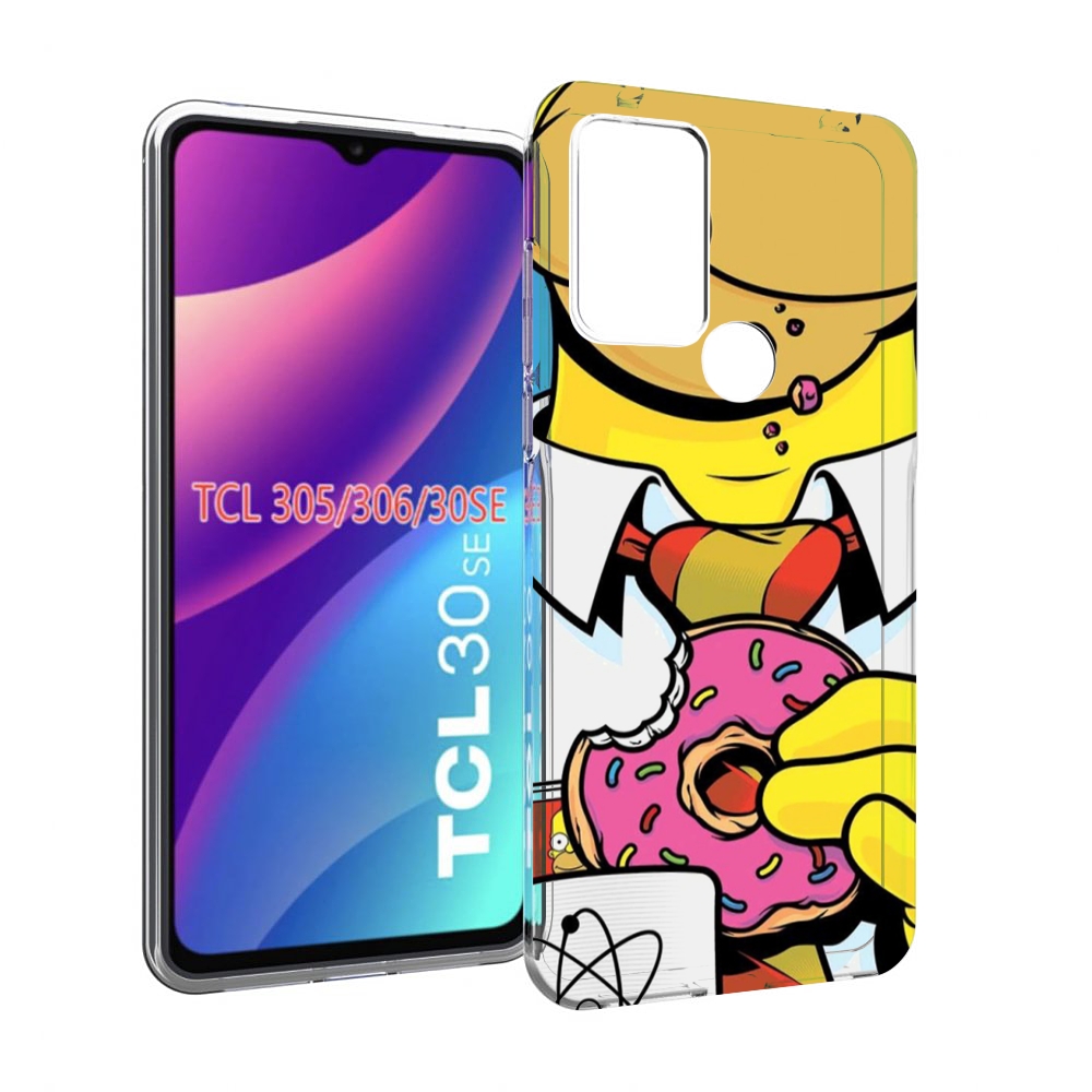 

Чехол MyPads Пончик для TCL 30SE/305/306/30E, Tocco