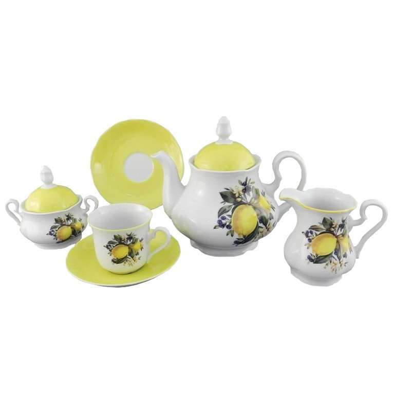 фото Чайный сервиз на 6 персон 15 предметов leander "мэри-энн лимоны" 157999