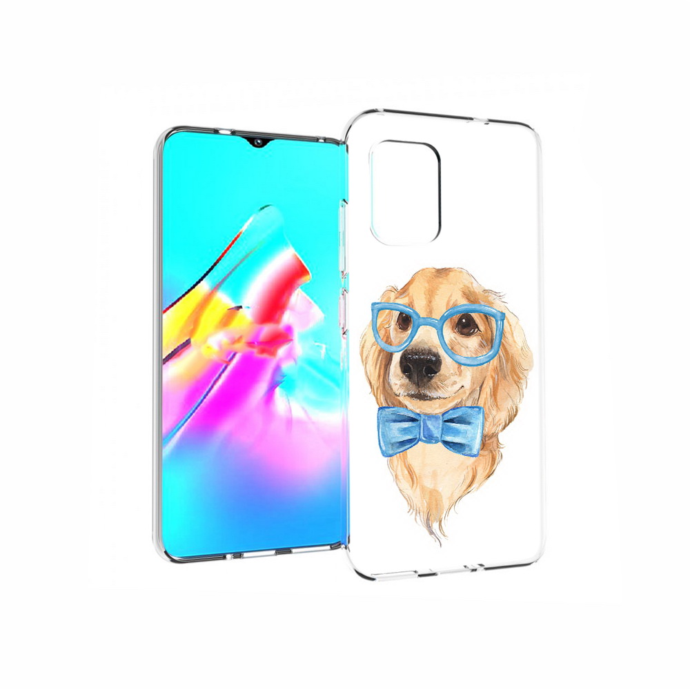 

Чехол MyPads Tocco для Asus Zenfone 8 Собака интеллигент, Прозрачный, Tocco