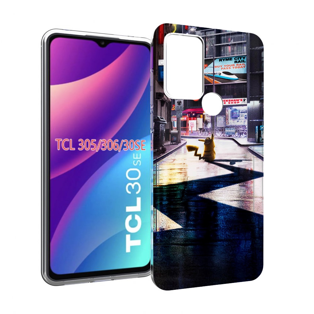 

Чехол MyPads Пикачу-в-городе для TCL 30SE/305/306/30E, Tocco