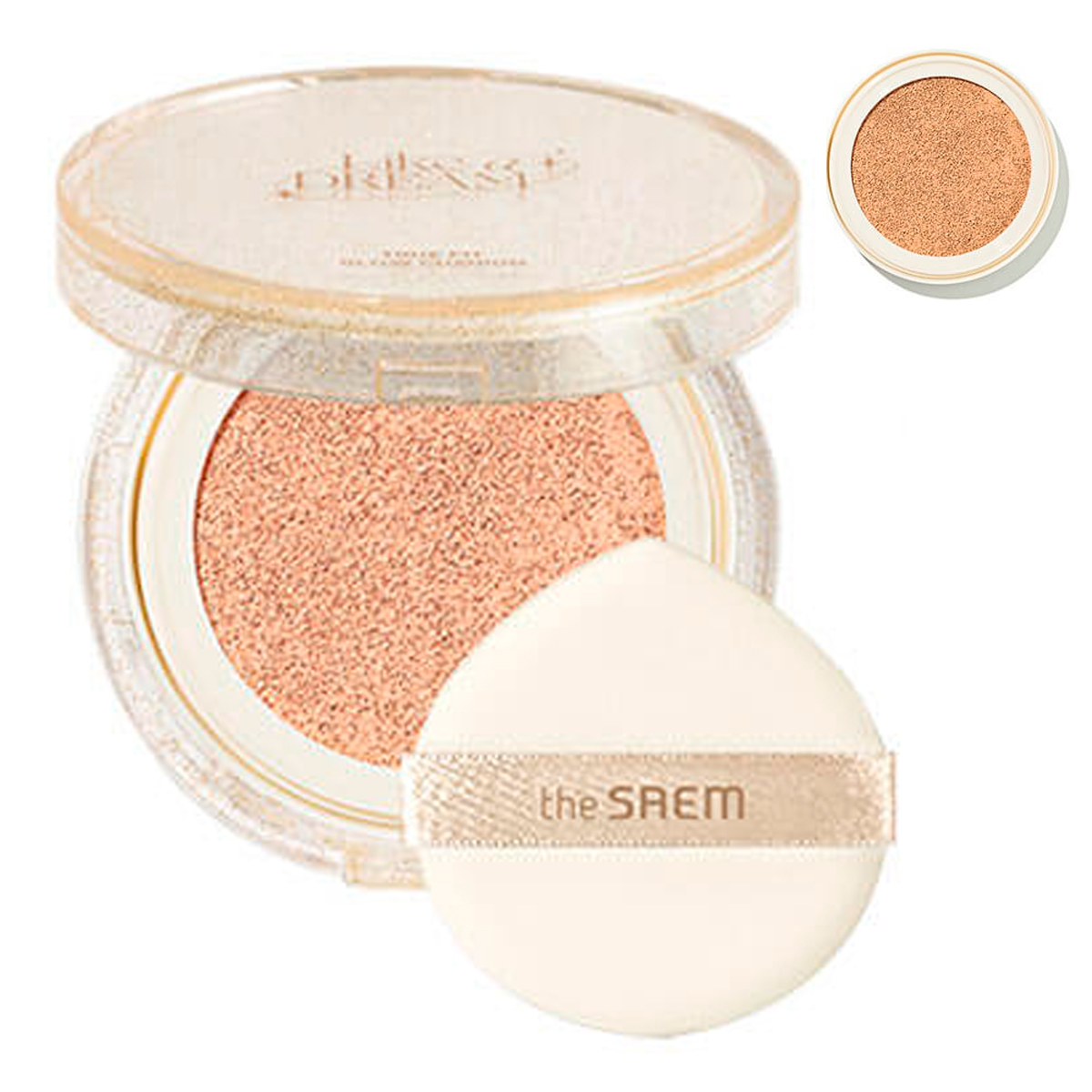 Кушон The Saem True Fit Glow Cushion 23 Pecan для сияния кожи