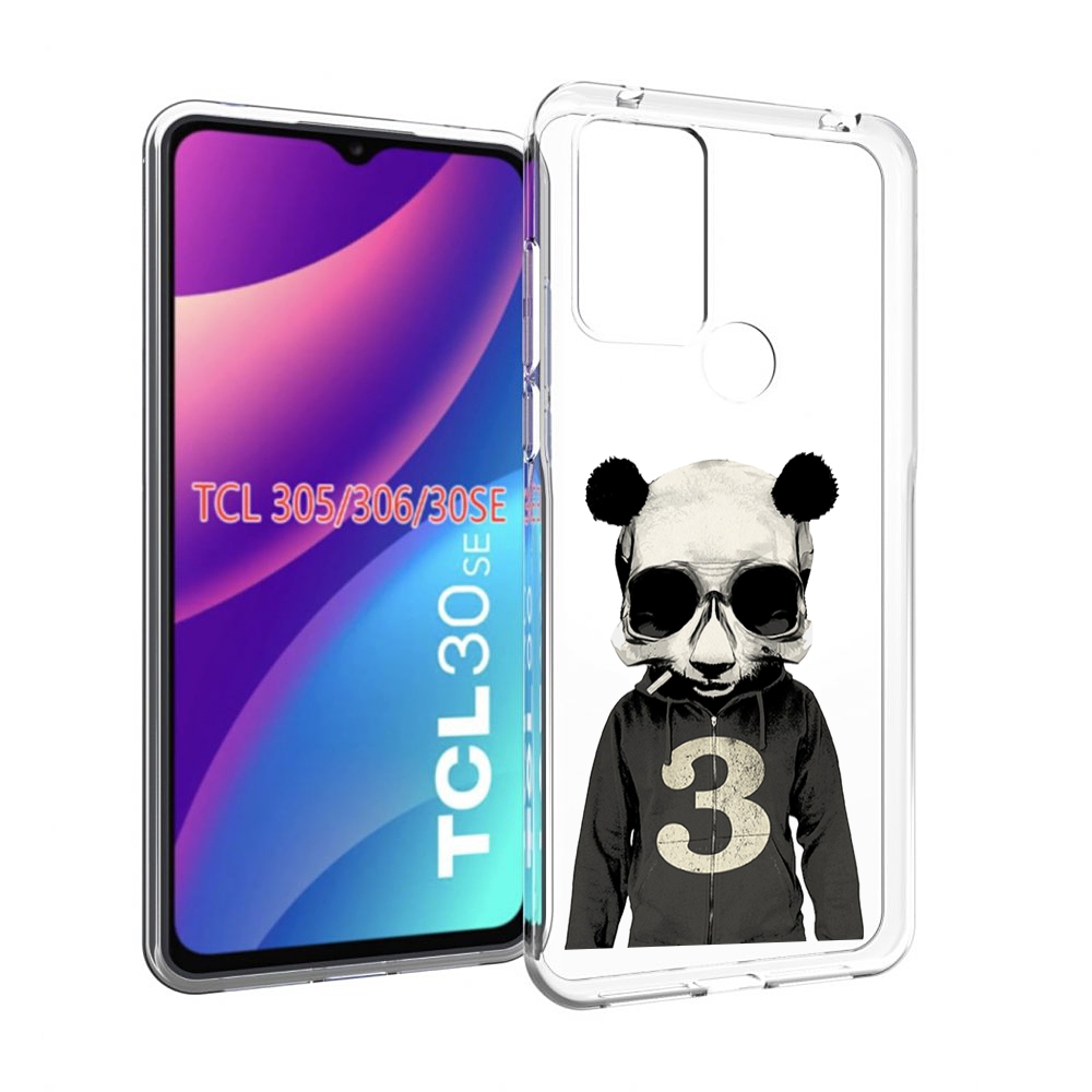 

Чехол MyPads Панда-в-костюме для TCL 30SE/305/306/30E, Tocco