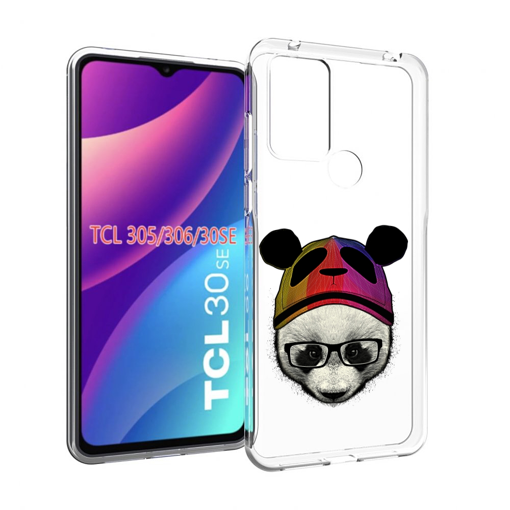 

Чехол MyPads Панда в шапке для TCL 30SE / TCL 305 / TCL 306 / TCL 30E, Tocco