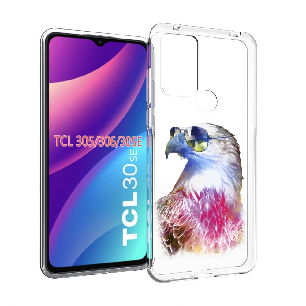 

Чехол MyPads Орел в очках для TCL 30SE/305/306/30E, Tocco