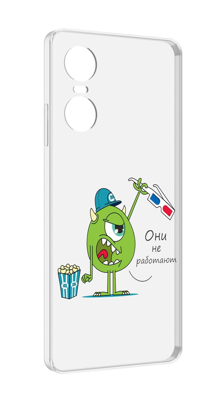 

Чехол Mypads Очки Не Работают Для Tecno Pop 6 Pro, Прозрачный, Tocco