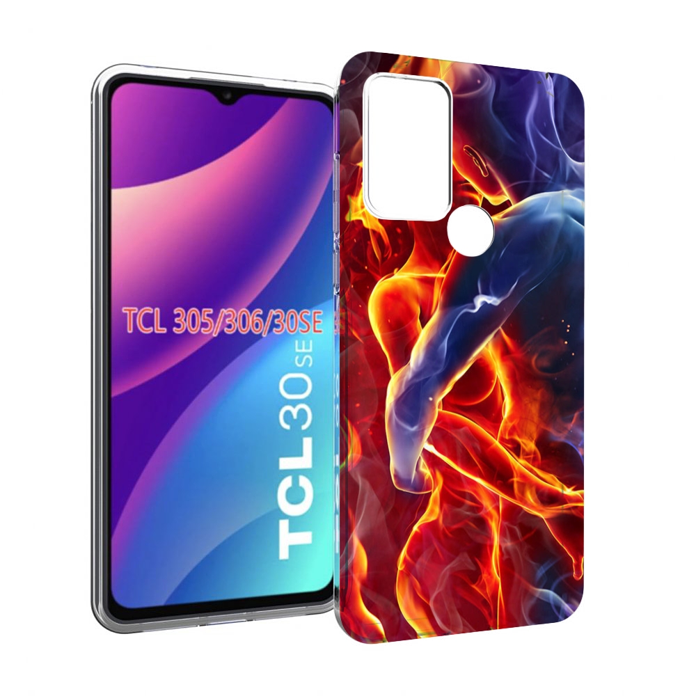 

Чехол MyPads Огонь-вода для TCL 30SE/305/306/30E, Tocco