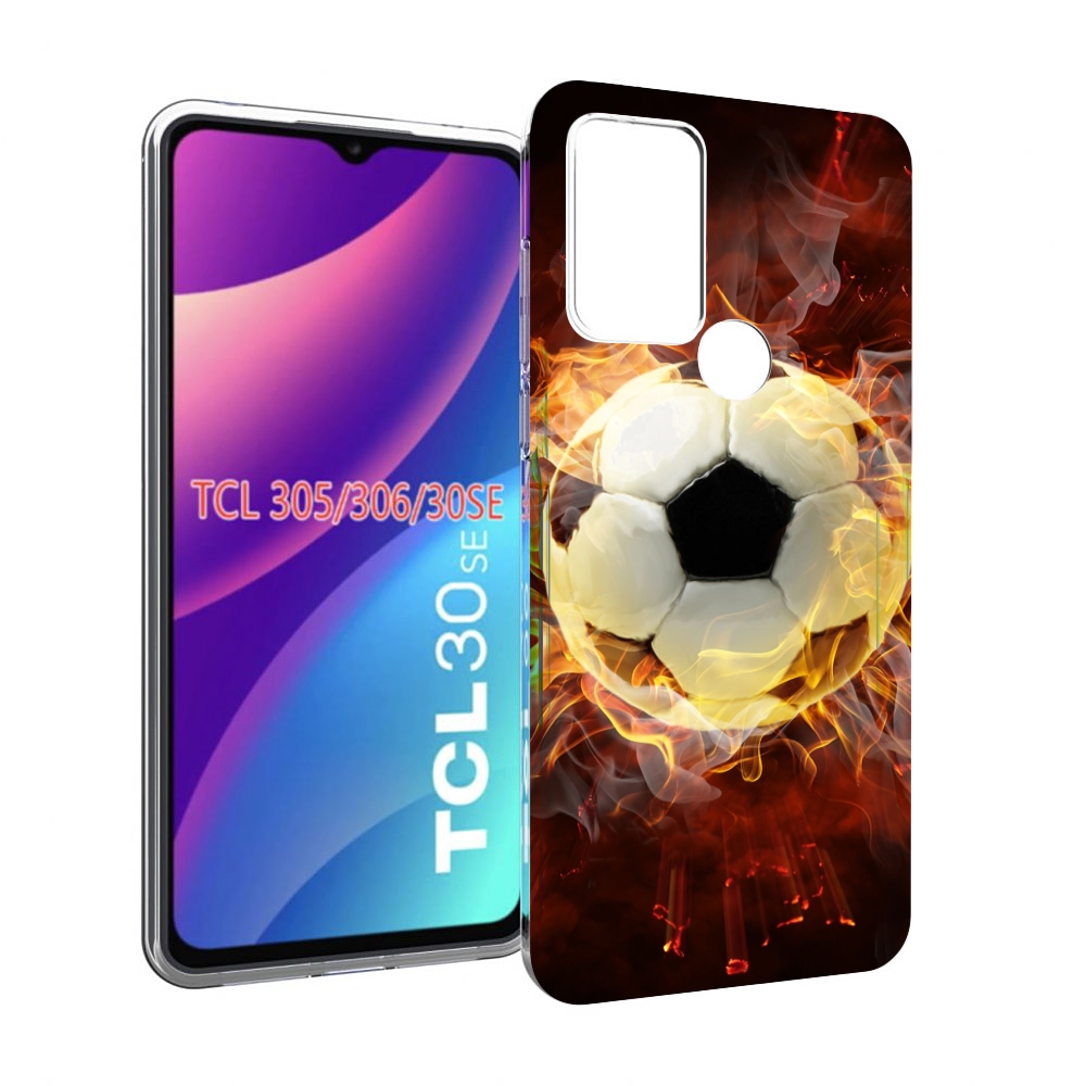 

Чехол MyPads Огненный-мяч для TCL 30SE/305/306/30E, Tocco