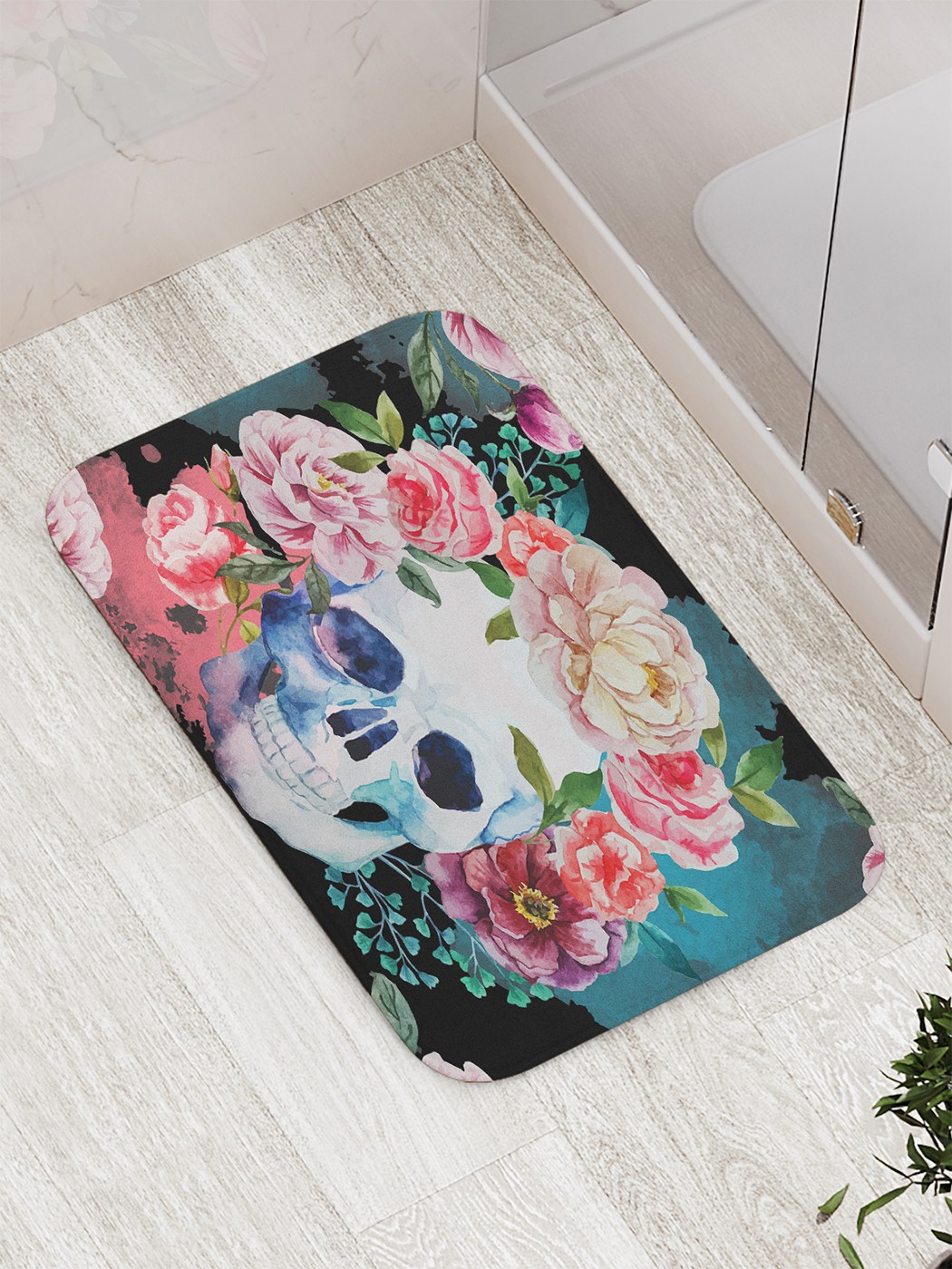 

Коврик противоскользящий для ванной, сауны, бассейна, 77х52 см bath_67889 JoyArty