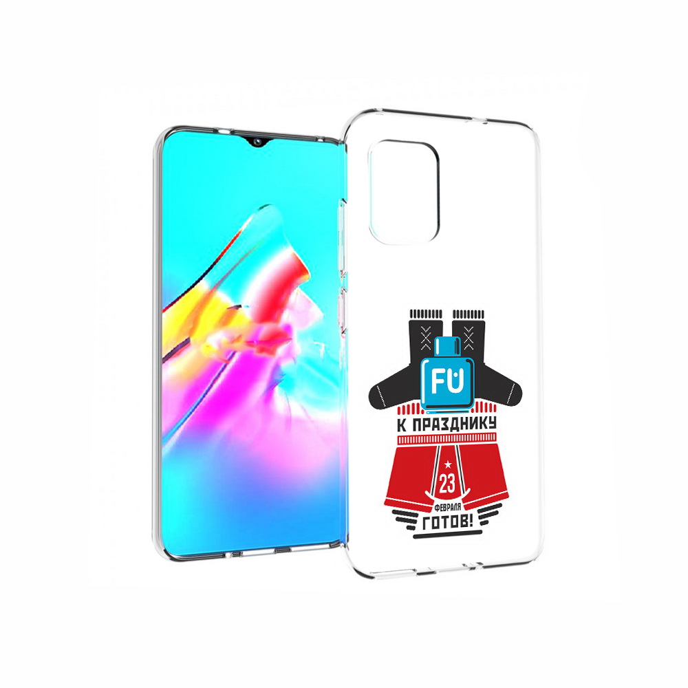 

Чехол MyPads Tocco для Asus Zenfone 8 23 февраля подарки к празднику, Прозрачный, Tocco