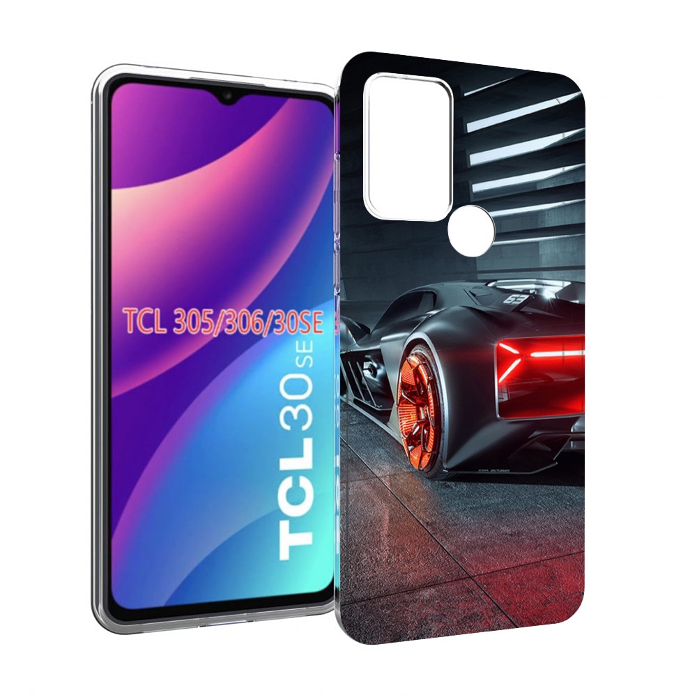 

Чехол MyPads Ночной-город мужской для TCL 30SE/305/306/30E, Tocco